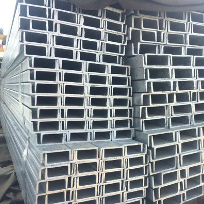 Canal C de aço galvanizado Construção de canal de seção U 50*50*3mm