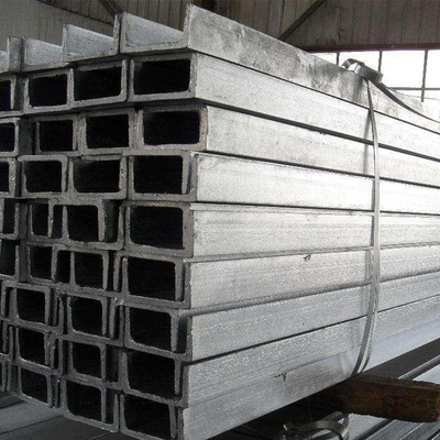 Canal C de aço galvanizado Construção de canal de seção U 50*50*3mm
