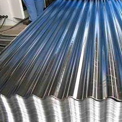 Folha de telhado de metal corrugado GI pré-pintada com 1,5 mm de espessura revestida de zinco
