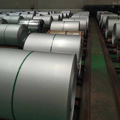 Bobina de aço eletrogalvalume BS para telhado de metal 0,8 mm Bobina de aço laminado a frio