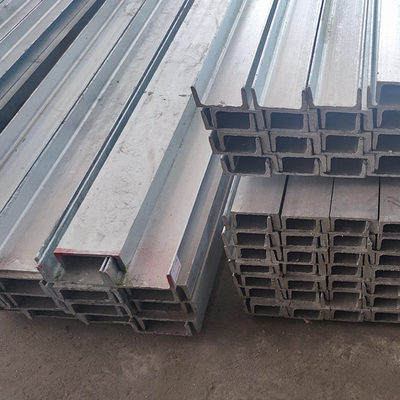 Canal de aço galvanizado com certificação CE Preços de aço por imersão a quente Canal C