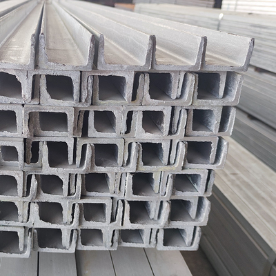 Q195 5 mm de espessura canal C galvanizado tamanhos padrão canal U aço