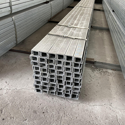 Q195 5 mm de espessura canal C galvanizado tamanhos padrão canal U aço