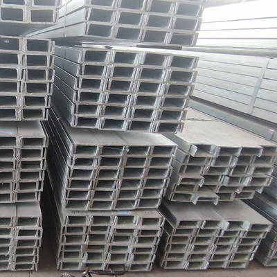 JIS S235JR canal de aço galvanizado revestido de zinco 50*50mm barra de canal de aço carbono