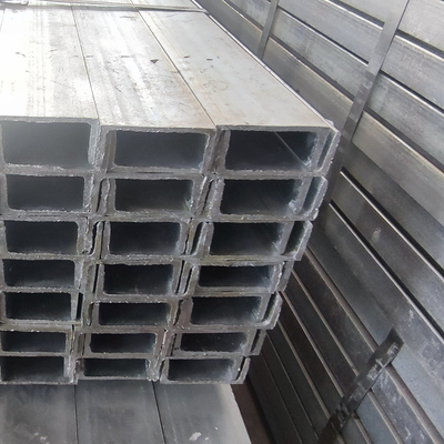 Perfil de viga em U de aço longo galvanizado canal C 80*43*5mm Q235 Q345 Material