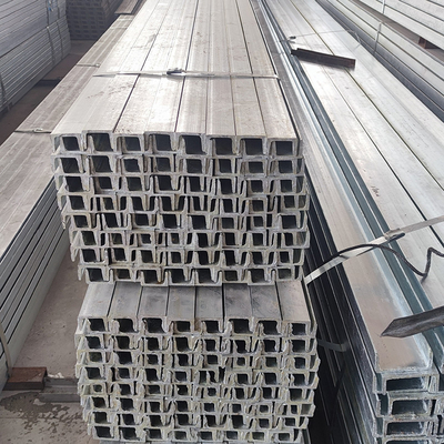 Perfil de viga em U de aço longo galvanizado canal C 80*43*5mm Q235 Q345 Material