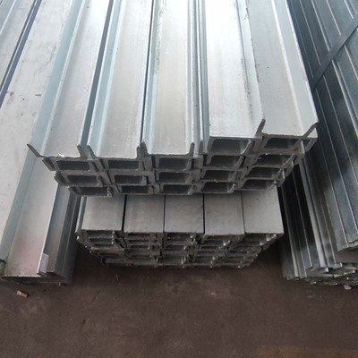 Canais de aço OEM superfície de zinco galvanizado pré-pintada haste de ferro de metal para construção