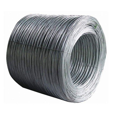 Fio de aço galvanizado 5,5 6,5 mm Q195 100kgs haste em bobina laminada a quente