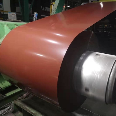 A cor de aço galvanizada Prepainted da bobina de PPGI revestiu telhar o rolo 1250mm da folha