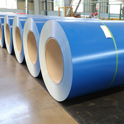A cor de aço galvanizada Prepainted da bobina de PPGI revestiu telhar o rolo 1250mm da folha