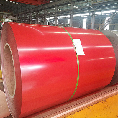 A cor de aço galvanizada Prepainted da bobina de PPGI revestiu telhar o rolo 1250mm da folha