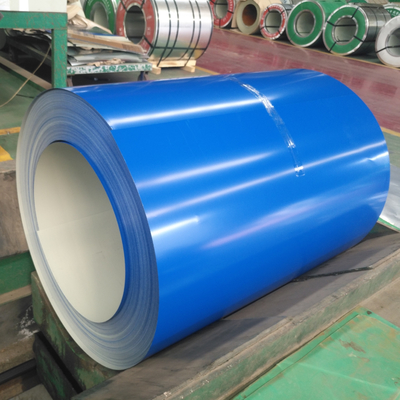 A cor de aço galvanizada Prepainted da bobina de PPGI revestiu telhar o rolo 1250mm da folha