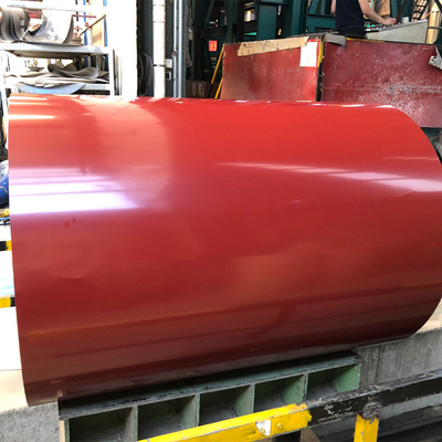 O zinco revestiu o metal de aço pre pintado G550 da bobina que telha a folha de PPGI para casas 600mm