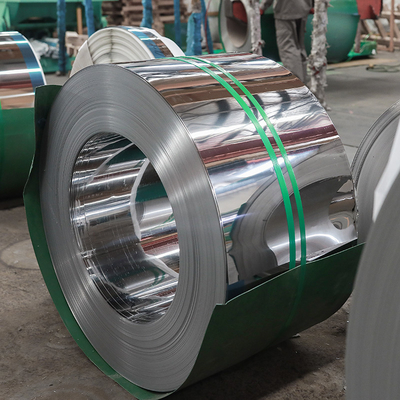 A folha de aço inoxidável laminada 0.5mm da tira da bobina 1mm 2mm 2B termina ASTM 201
