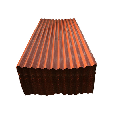 ASTM Ppgi corrugou folhas do telhado 1000mm