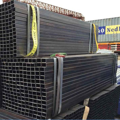 ERW galvanizou o comprimento quadrado do tubo seção de aço galvanizada 95 polegadas da caixa