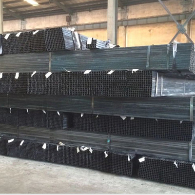 ERW galvanizou o comprimento quadrado do tubo seção de aço galvanizada 95 polegadas da caixa