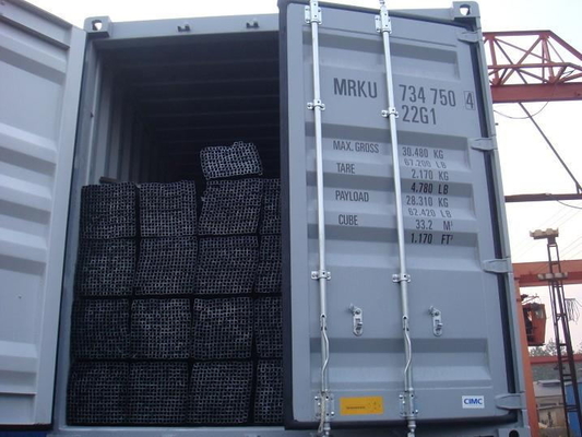 seção oca de aço preta galvanizada 12m da tubulação Q215 do quadrado 40x40