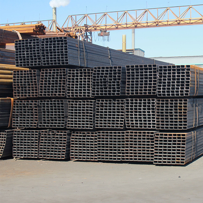 seção oca de aço preta galvanizada 12m da tubulação Q215 do quadrado 40x40