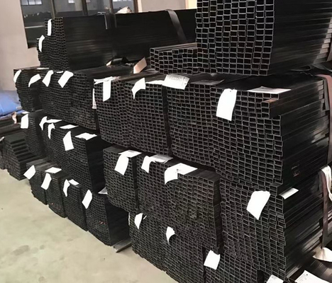 seção oca de aço preta galvanizada 12m da tubulação Q215 do quadrado 40x40