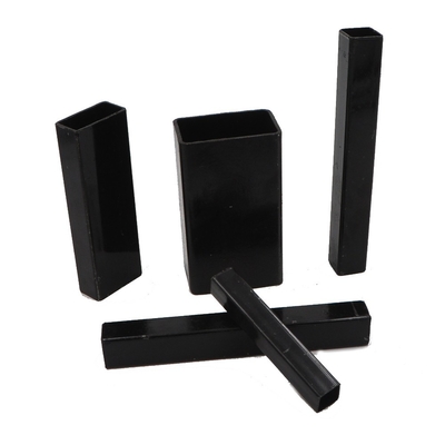 Tubo galvanizado 8.2m quadrado preto do quadrado do comprimento da tubulação do metal de ERW