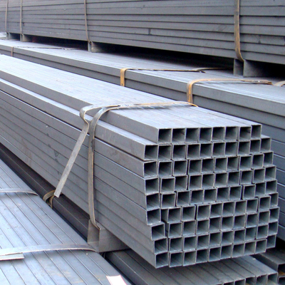 A seção de aço preta 5.8m da caixa de ASTM OD 600mm galvanizou o tubo do quadrado