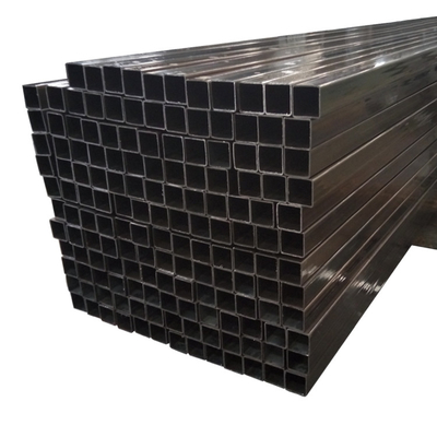 JIS G3466 galvanizou a tubulação sem emenda de aço da tubulação Q345 de quadrado preto