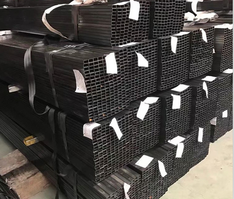 O tubo de aço preto JIS SS400 do quadrado do ISO 14mm galvanizou o tubo quadrado
