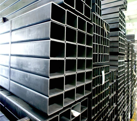 O tubo de aço preto JIS SS400 do quadrado do ISO 14mm galvanizou o tubo quadrado