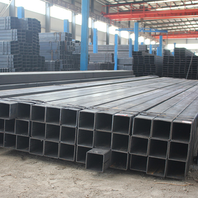 O tubo de aço preto JIS SS400 do quadrado do ISO 14mm galvanizou o tubo quadrado
