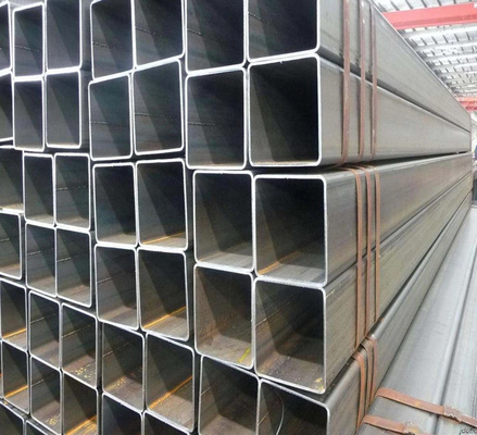 O tubo de aço preto JIS SS400 do quadrado do ISO 14mm galvanizou o tubo quadrado