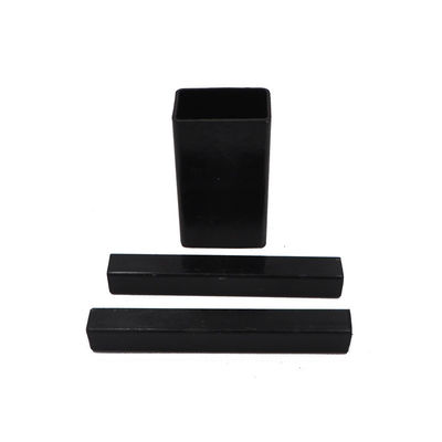 Tubulação preta S235JR do quadrado do metal de ASTM 7mm tubulação de aço de um preto de 2 polegadas