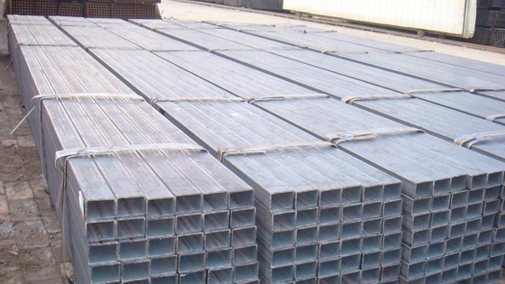 o calibre 2x2 14 galvanizou a Senhora quadrada Retangular Pipe ASTM do comprimento 12m da tubulação