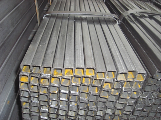 Q195 galvanizou o tubo quadrado SPHC 2x3 galvanizou a tubulação de aço