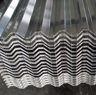 SMP corrugou a chapa metálica galvanizada 1100mm galvanizou a chapa de aço