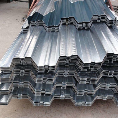 40g vermelho galvanizou o painel ondulado de aço 120cm AISI do telhado