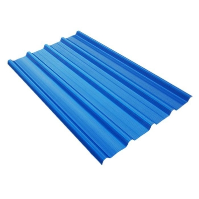 PPGI galvanizou metal ondulado que telha 0.02mm DX51D ASTM