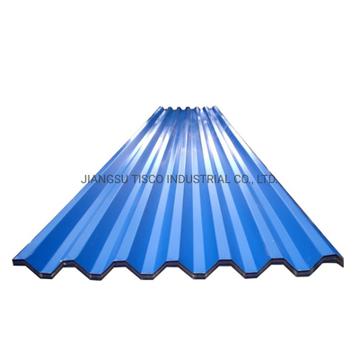 a cor de 0.28mm revestiu folhas que onduladas 30 polegadas pintaram pre o metal de alumínio