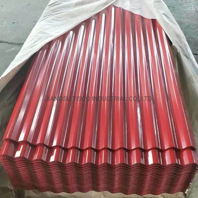 a cor de 0.28mm revestiu folhas que onduladas 30 polegadas pintaram pre o metal de alumínio