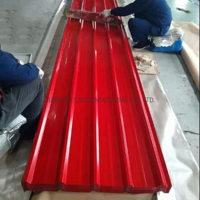 S220GD verdes colorem folhas telhando revestidas da folha 8ft do telhado do soldado