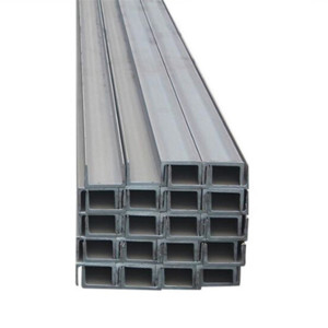 Canal C de aço galvanizado Construção de canal de seção U 50*50*3mm