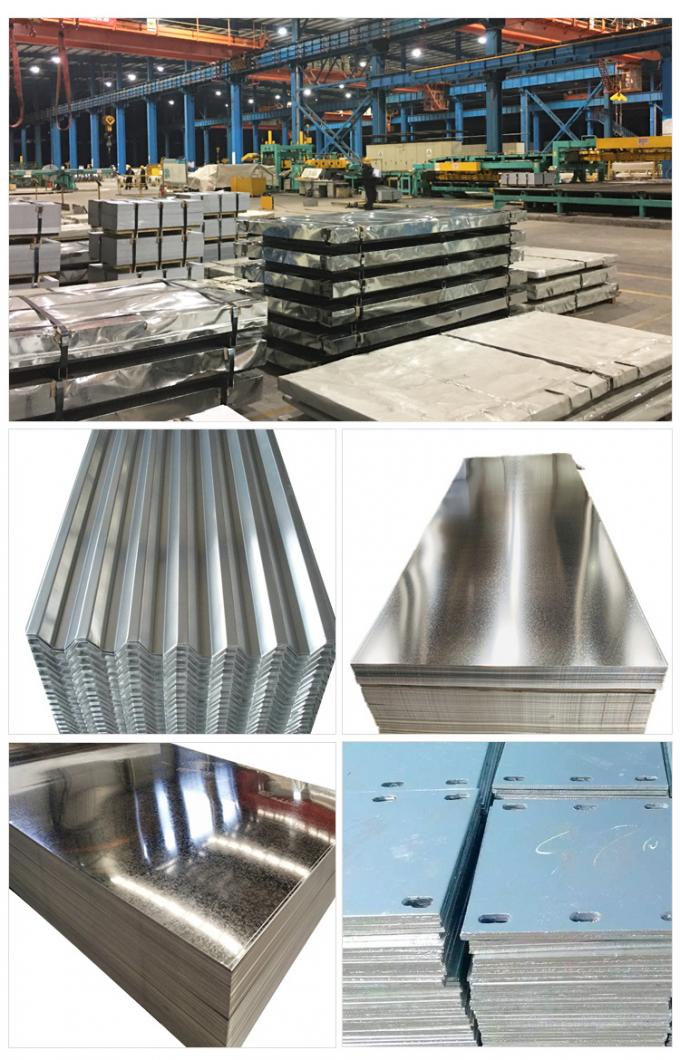 A bobina de aço galvanizada mergulhada quente direta da fonte Dx51d da fábrica, o aço galvanizado Z275, G90 galvanizou o preço da chapa de aço