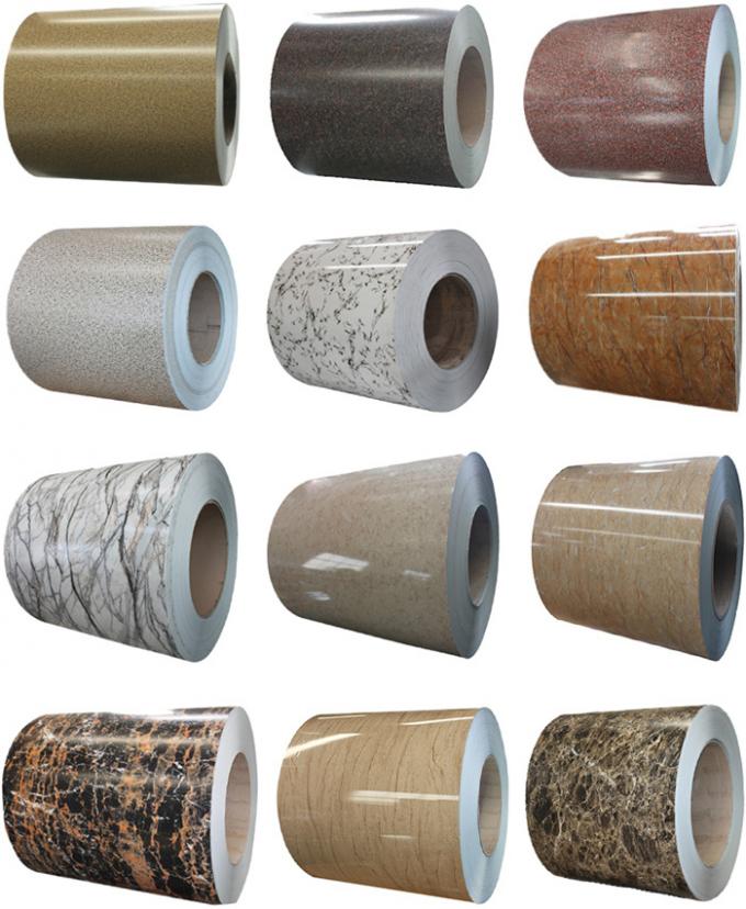 Dobro revestidos colorem a pintura pintada do rolo do metal galvanizaram a bobina/folhas de aço do revestimento de zinco PPGI PPGL nas bobinas