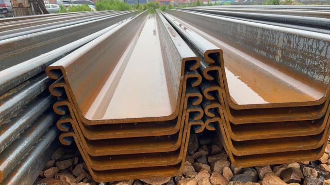 Estaca-prancha laminada a quente AISI de 5,5 polegadas para perfil de aço de construção 4